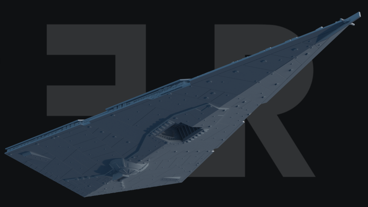 Resurgent-Class Star Destroyer STL - The Resin Engine