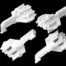 In the picture you see a Battleship size space ship miniature for tabletop games called Modified Keldabe-class battleship Mel Miniatures