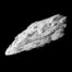 In the picture you se the ship called MC95E Star Cruiser Mel Miniatures. It has a kinda cigar shape and is a flagship of the Rebels