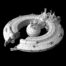 In the picture you see a ship called Lucrehulk-Droid-Control-Ship Mel Miniatures . It has a round shape and a ball in the middel of it.