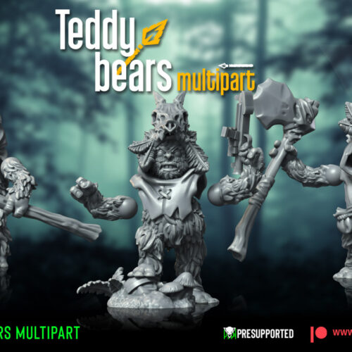 the picture shows the miniature called Teddy Bears MULTIPART.