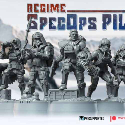 the Picture shows the Miniature called Regime SpecOps Pilots